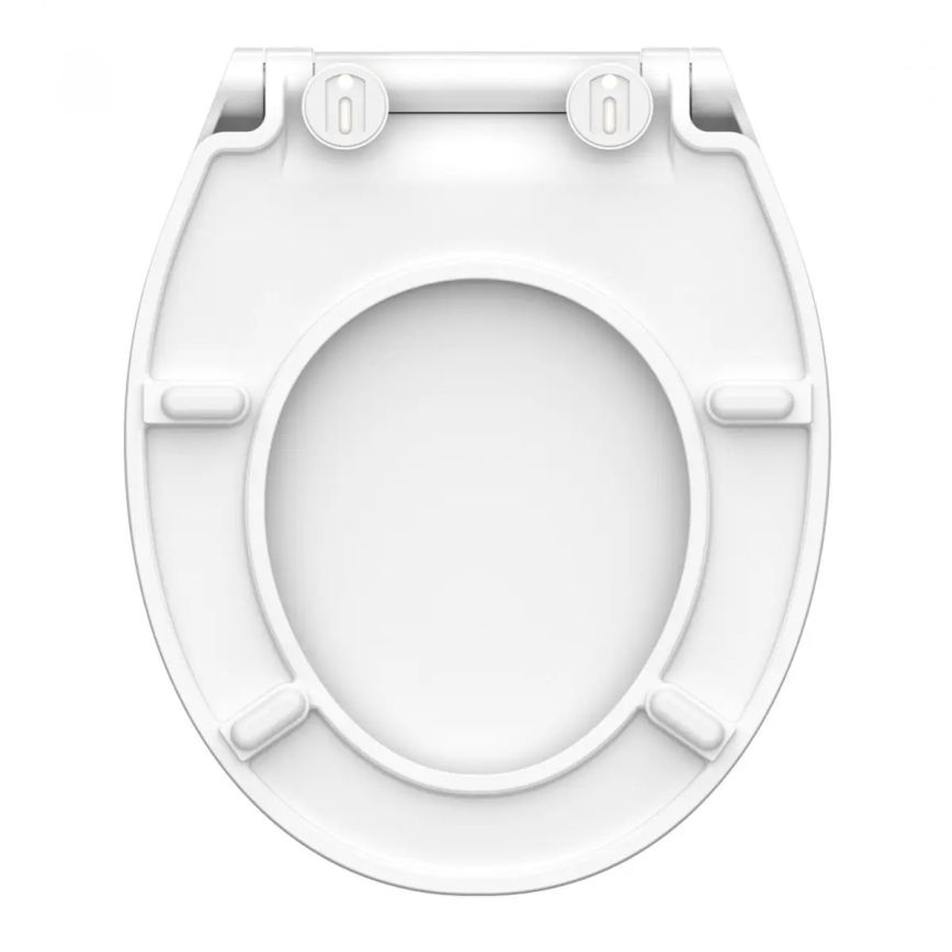 Schütte 82700 - WC sedadlo SLIM WHITE SoftClose z duroplastu