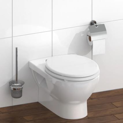 Schütte 84100-A - WC sedadlo, biele, s tichým zatváraním, MDF