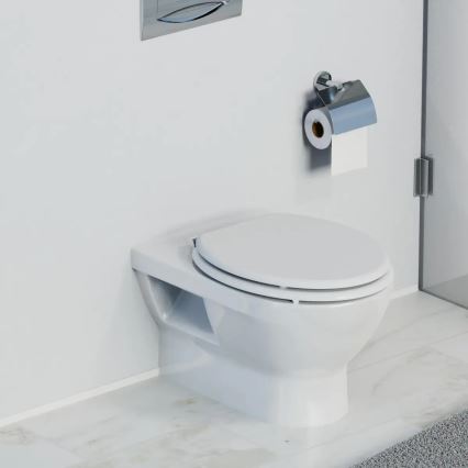 Schütte 84100-A - WC sedadlo, biele, s tichým zatváraním, MDF