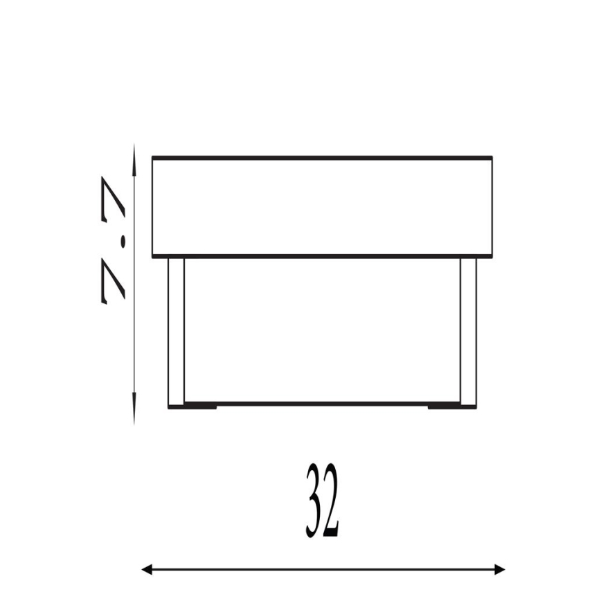 Searchlight - LED Nástenné svietidlo ANCHOR LED/12W/230V