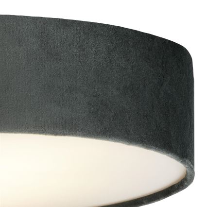 Searchlight - Stropné svietidlo DRUM 3xE27/60W/230V sivá