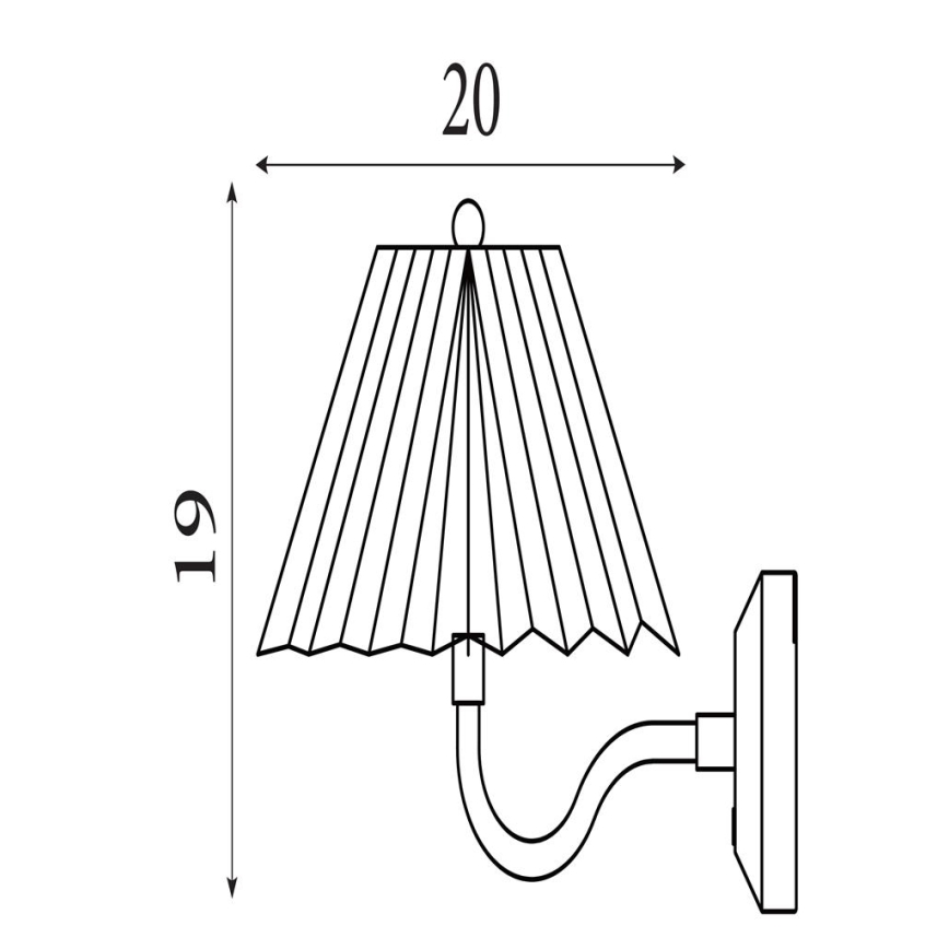 Searchlight - LED Stmievateľné nástenné svietidlo DANISH LED/1,5W/230V