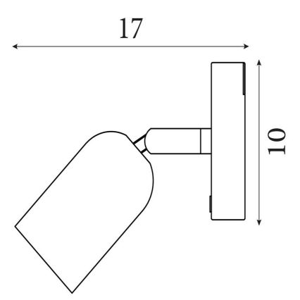 Searchlight - LED Stmievateľné dobíjateľné nástenné svietidlo CONE LED/1,5W/5V zelená