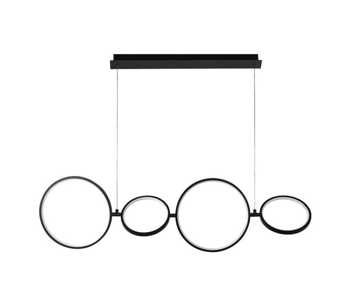 Searchlight Searchlight 25771-4BK - LED Luster na lanku CIRQUE 4xLED/34W/230V