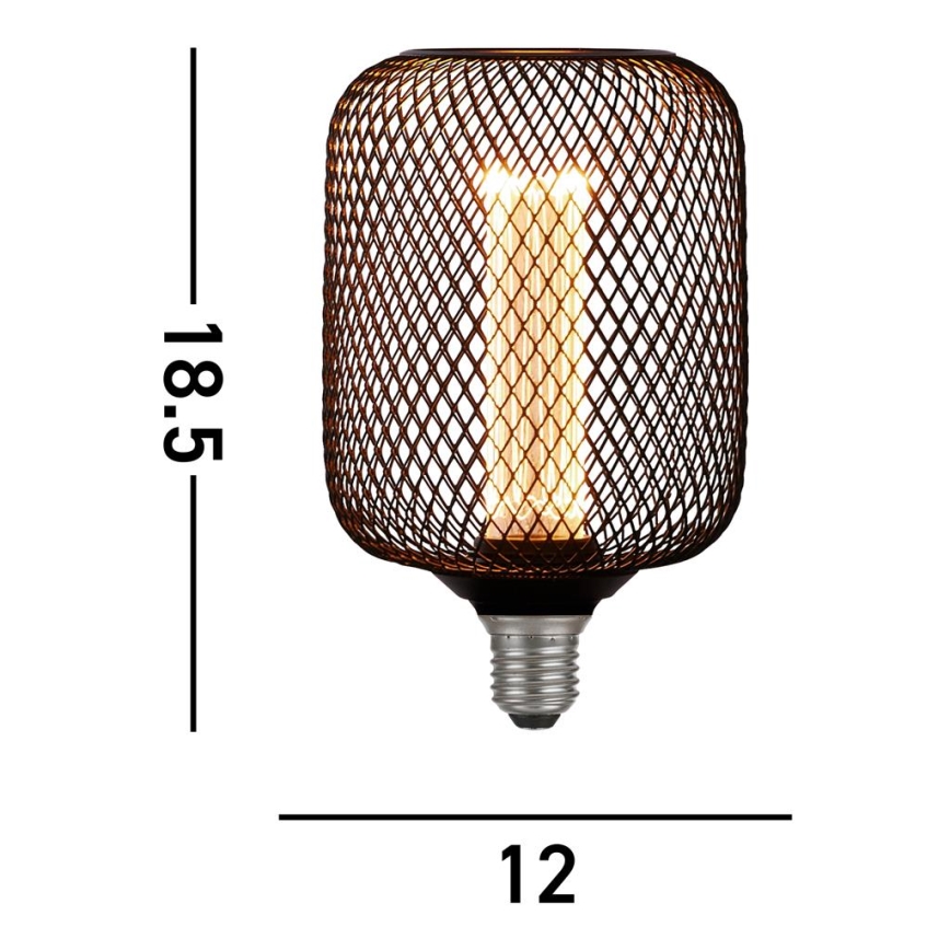 Searchlight - LED stmievateľná dekoratívna žiarovka WIRE MESH E27/4,5W/230V 2700K