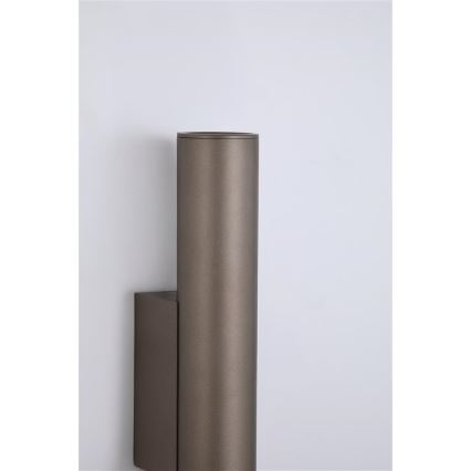 Searchlight - Nástenné svietidlo BEACON 2xGU10/10W/230V hnedé