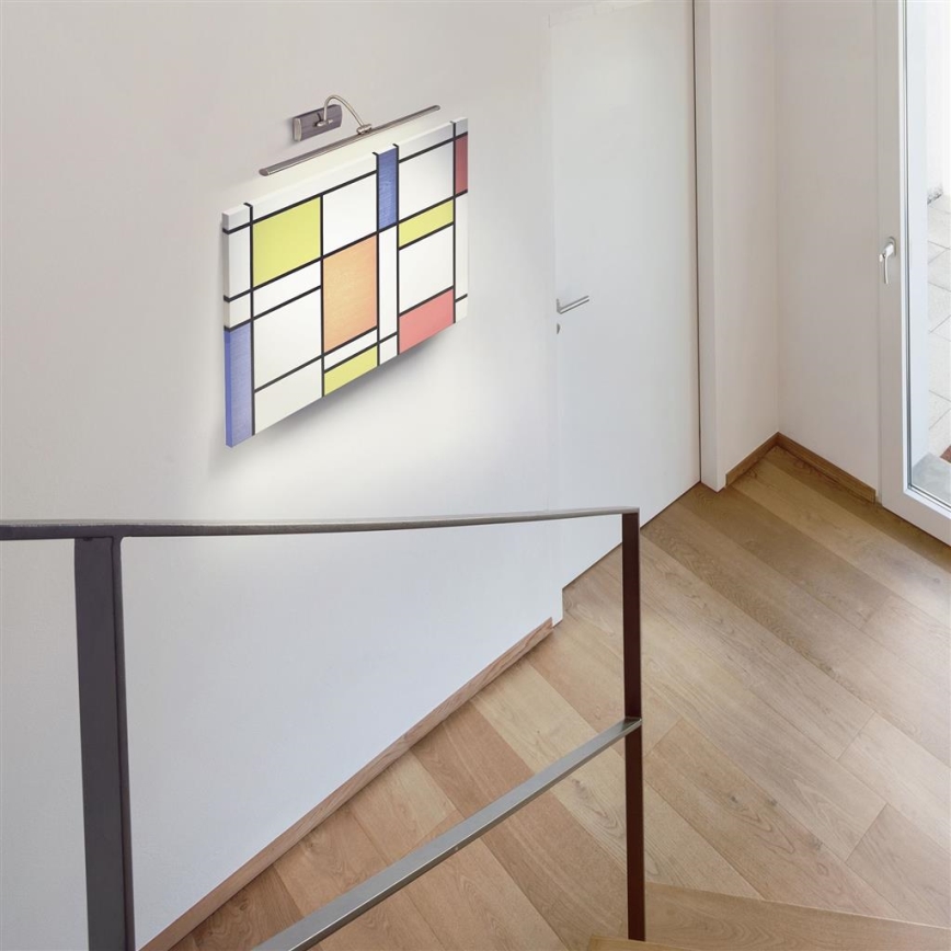 Searchlight - LED Obrazové svietidlo LED/3W/230V matný chróm