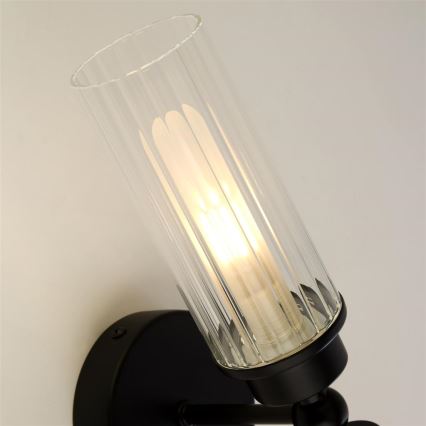 Searchlight - Nástenné svietidlo IMPERIAL 2xG9/33W/230V čierne