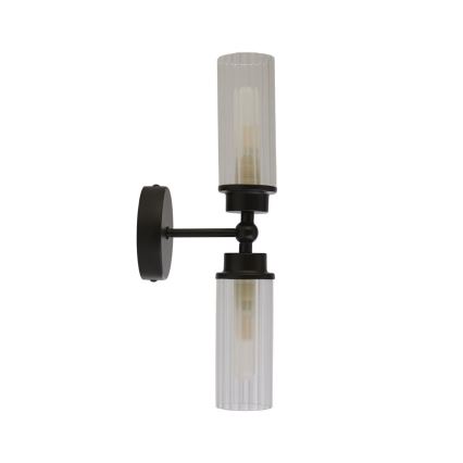 Searchlight - Nástenné svietidlo IMPERIAL 2xG9/33W/230V čierne