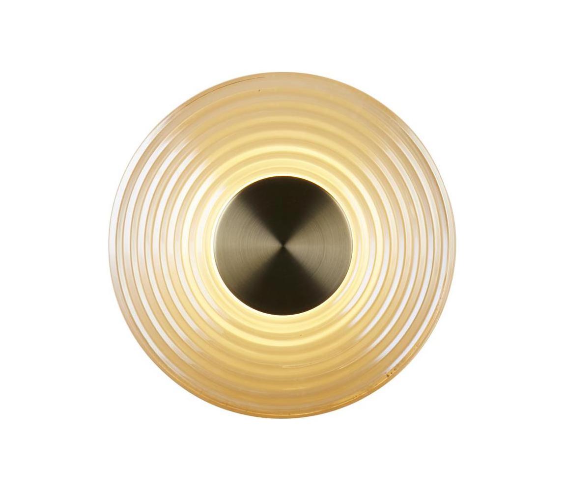 Searchlight 32210AM - LED Stmievateľné nástenné svietidlo CLEO LED/9,4W/230V mosadz 32210AM