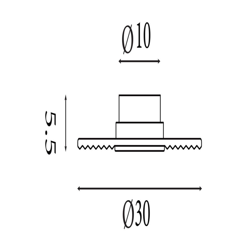 Searchlight - LED stmievateľné nástenné svietidlo CLEO LED/9,4W/230V dymové