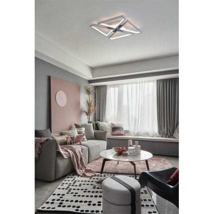 Searchlight - LED stmievateľné stropné svietidlo QUATRO LED/29W/230V 40x40 cm