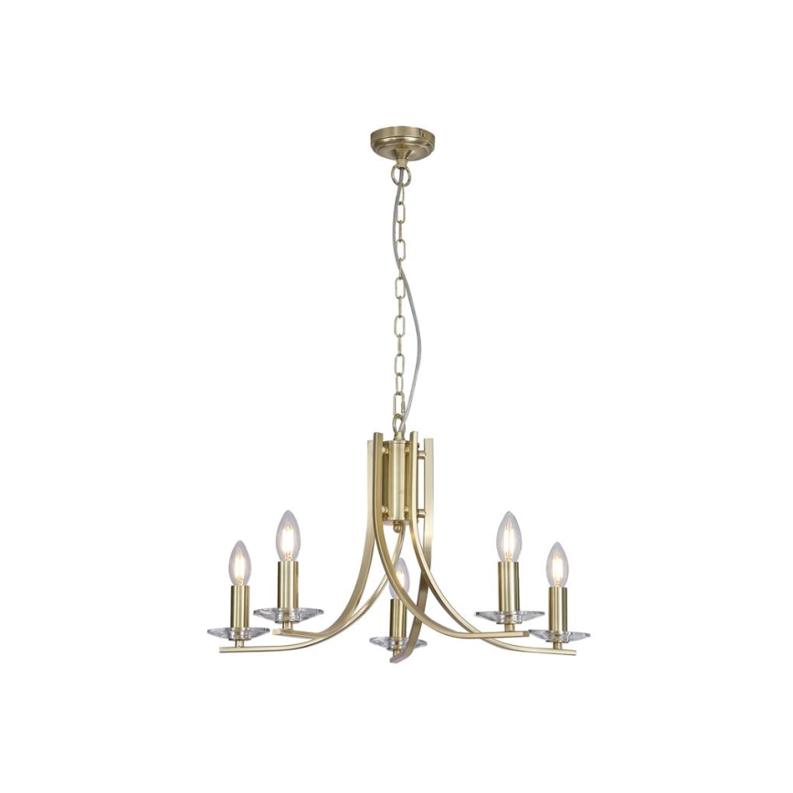 Searchlight - Závesný luster na reťazi ASCONA 5xE14/60W/230V