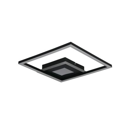Searchlight - stmievateľné LED stropné svietidlo QUADRATE LED/24W/230V 36x36 cm čierne