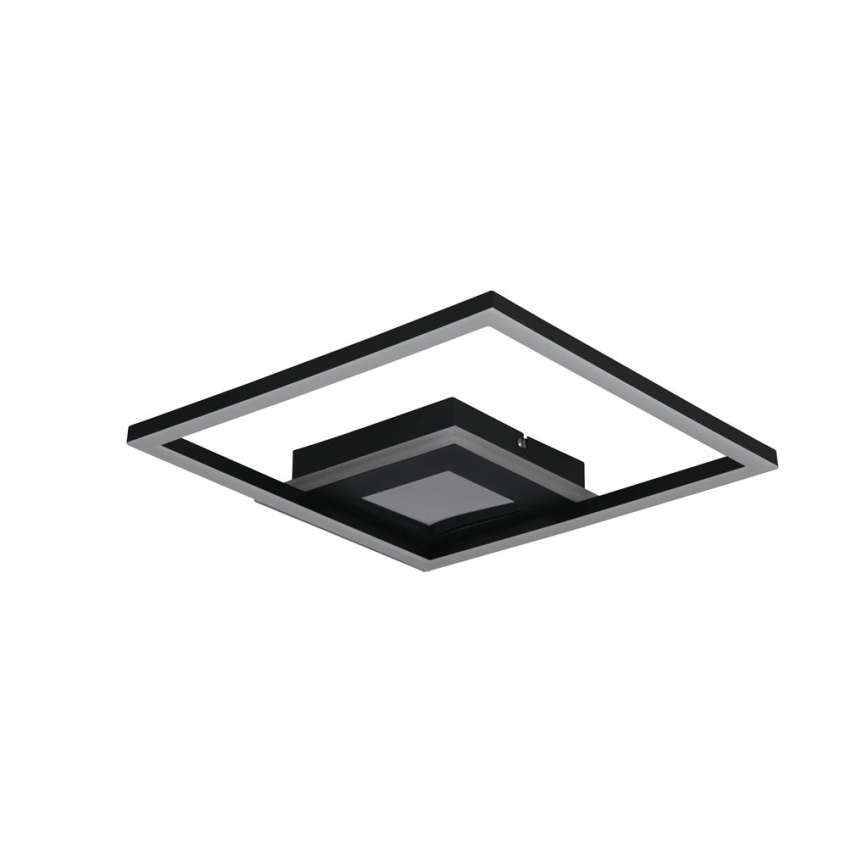 Searchlight - stmievateľné LED stropné svietidlo QUADRATE LED/24W/230V 36x36 cm čierne