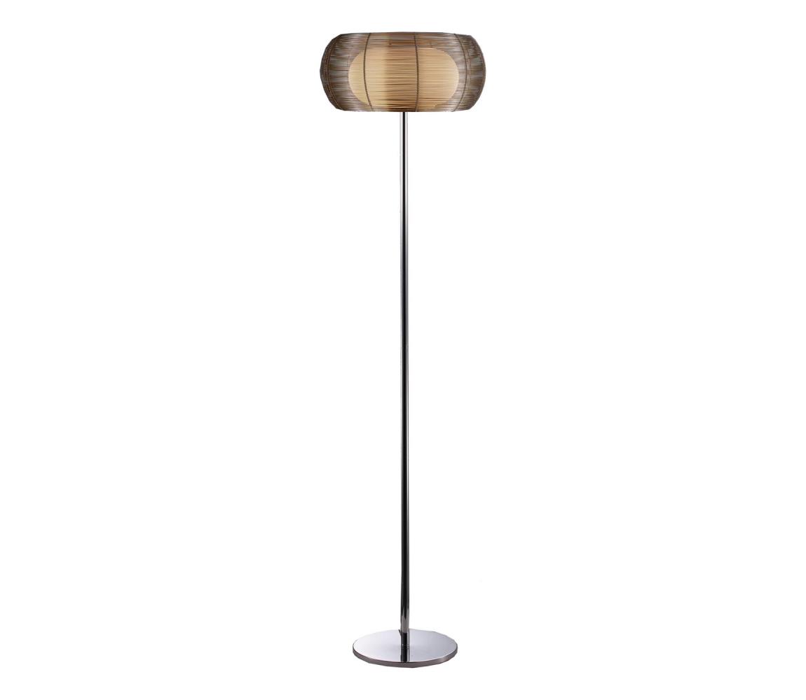 Searchlight Searchlight 60003 - Stojacia lampa 2xE27/60W/230V hnedá