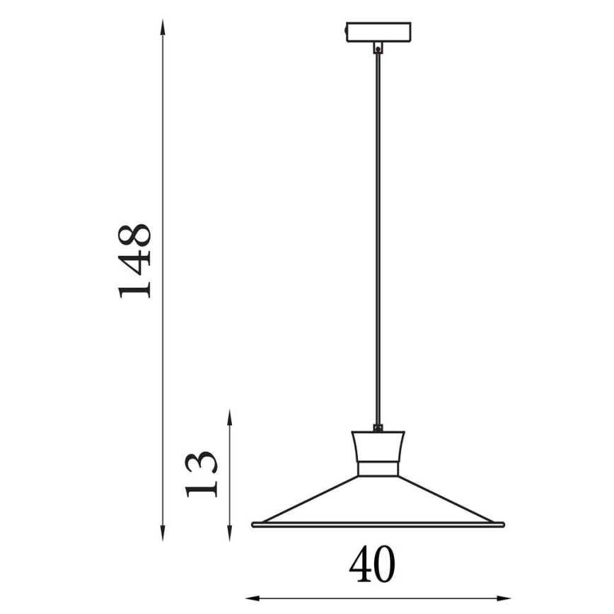 Searchlight - Luster na lanku BALHAM 1xE27/60W/230V