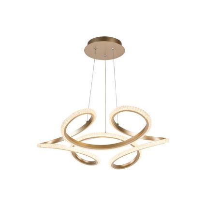 Searchlight - LED stmievateľný závesný luster na lanku DOODLE LED/40W/230V mosadz