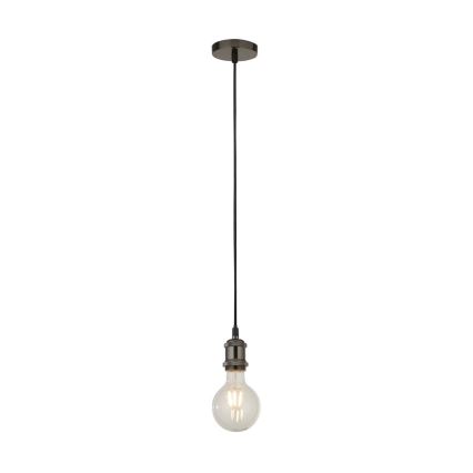 Searchlight - Závesný luster na lane SUSPENSION 1xE27/60W/230V antracit
