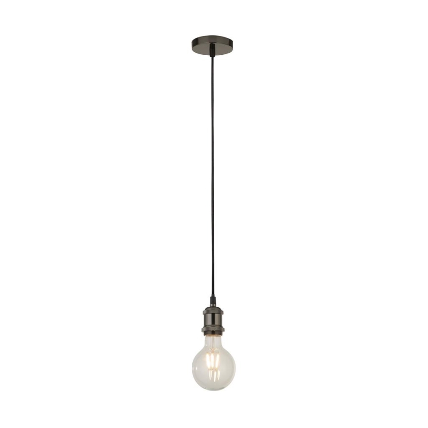 Searchlight - Závesný luster na lane SUSPENSION 1xE27/60W/230V antracit