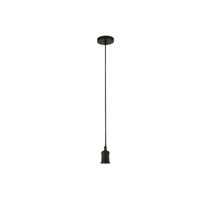 Searchlight - Závesný luster na lane SUSPENSION 1xE27/60W/230V čierna