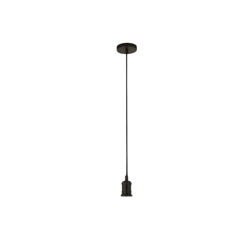 Searchlight - Závesný luster na lane SUSPENSION 1xE27/60W/230V čierna