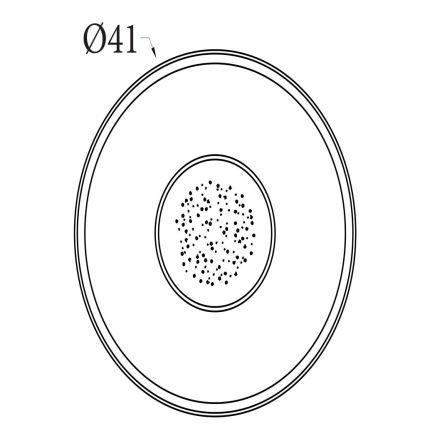 Searchlight - LED Stmievateľné stropné svietidlo LUMADISC LED/20W/230V priemer 41 cm