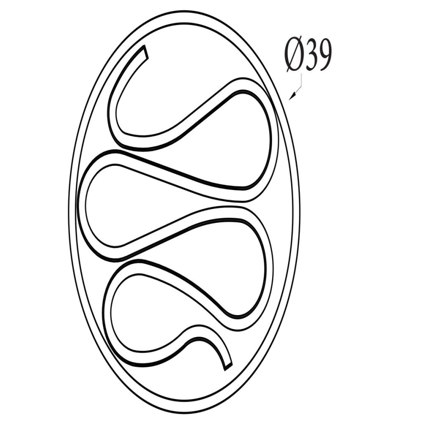 Searchlight - LED stmievateľné stropné svietidlo ZENDISC LED/20W/230V 3000K pr. 39 cm