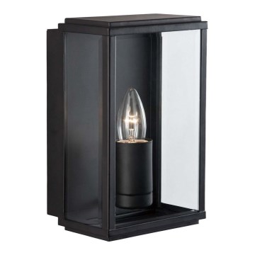 Searchlight 8204BK - Vonkajšie nástenné svietidlo BOX 1xE27/60W/230V IP44