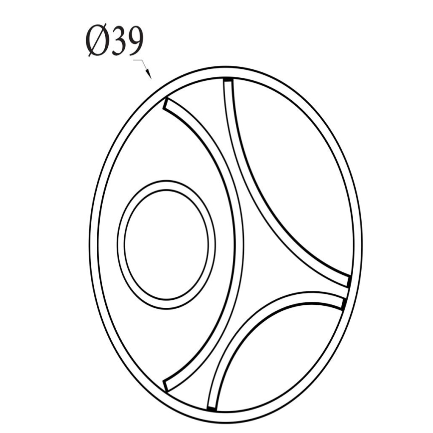 Searchlight - stmievateľné LED stropné svietidlo ZENDISC LED/20W/230V 3000K pr. 39 cm