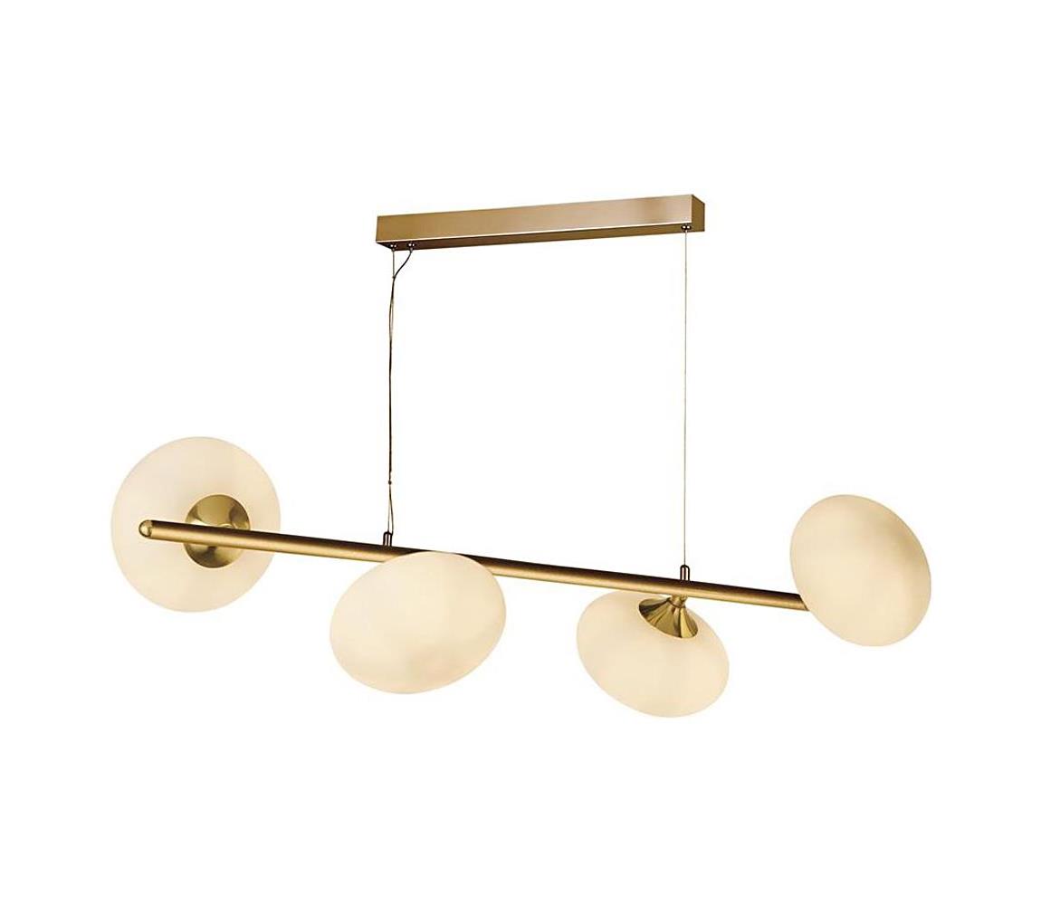 Searchlight Searchlight 94041-4GO - Luster na lanku PEBBLE 4xG9/33W/230V mosadz