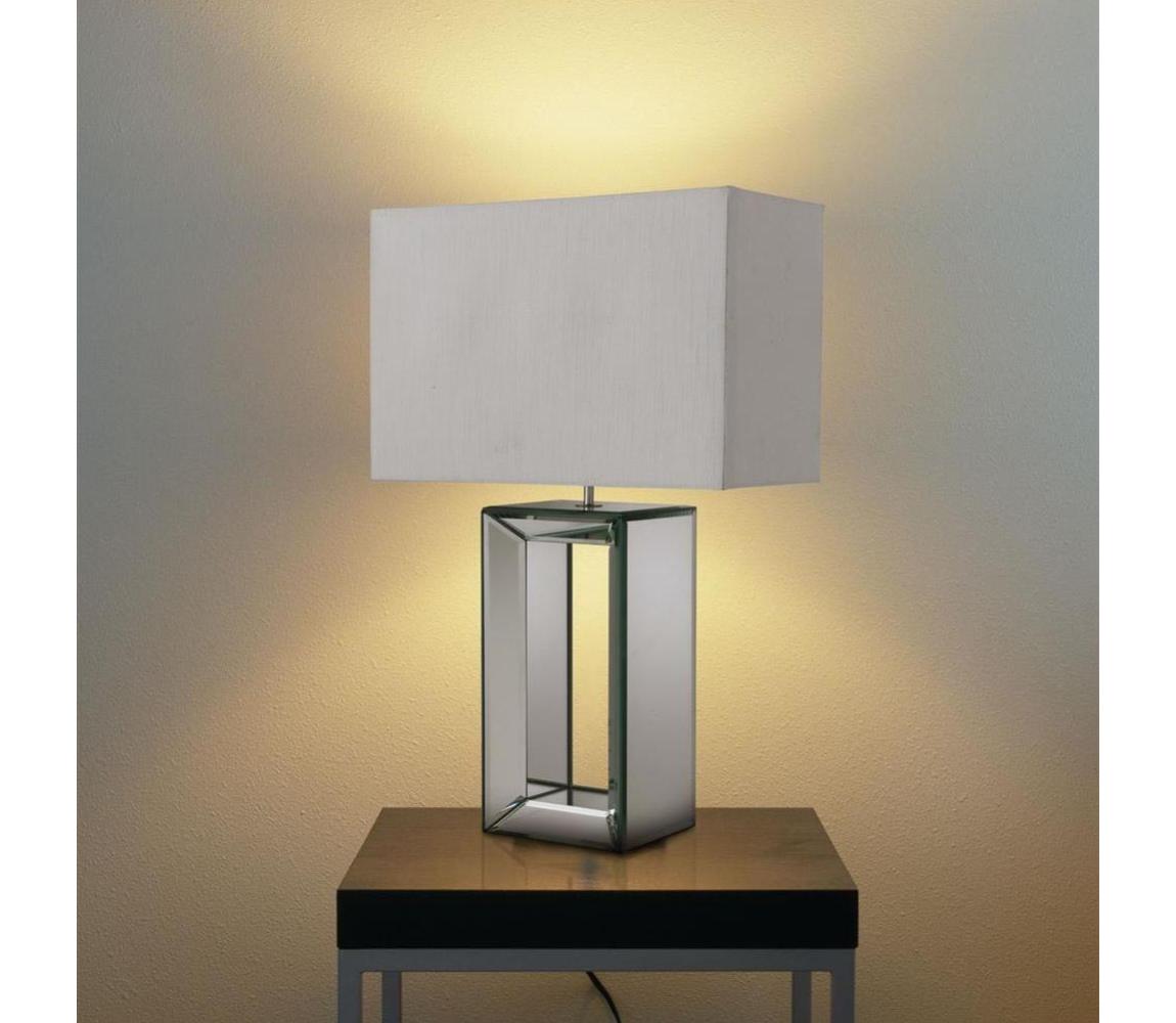 Searchlight Searchlight EU1610 - Stolná lampa MIRROR 1xE27/60W/230V