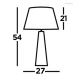 Searchlight - Stolná lampa MALDON 1xE27/60W/230V