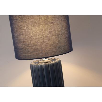 Searchlight - Stolná lampa GROOVE 1xE14/60W/230V modrá
