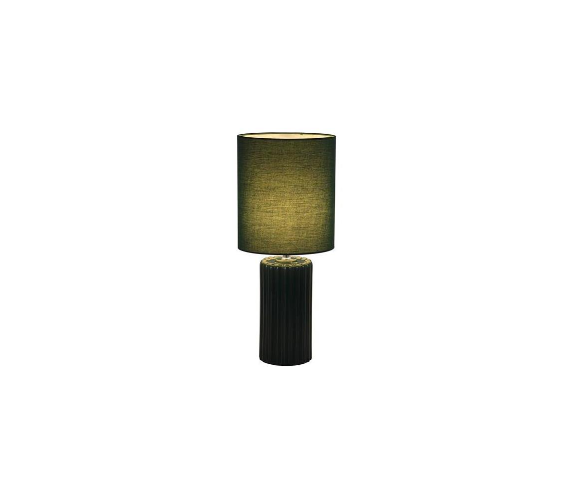 Searchlight EU22353GR - Stolná lampa GROOVE 1xE14/60W/230V zelená EU22353GR
