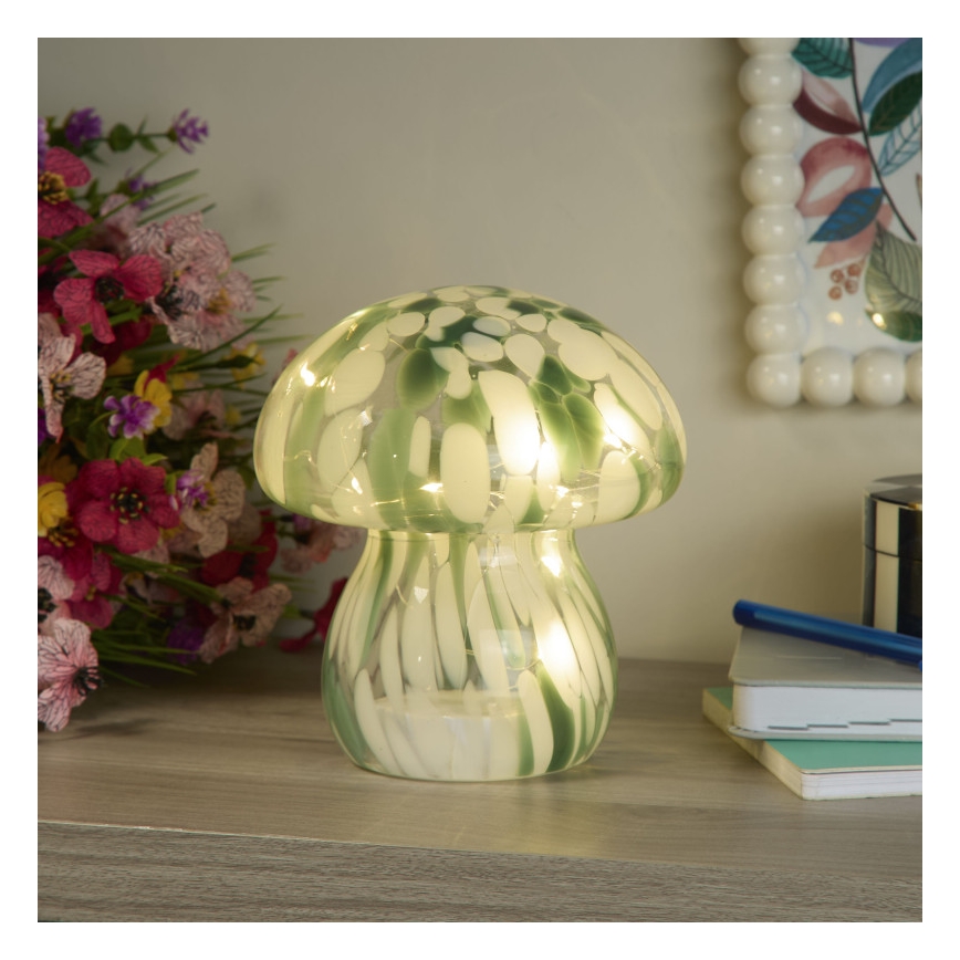 Searchlight - LED stolná lampa AMELIA LED/0,2W/230V zelená