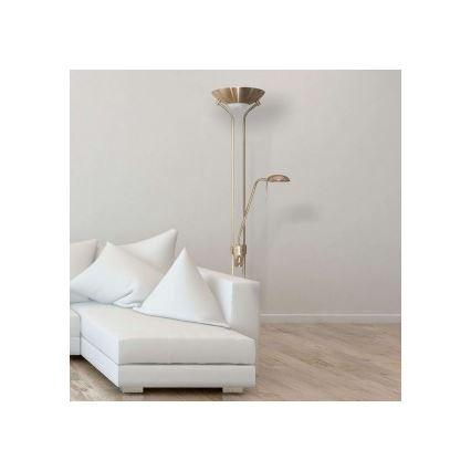 Searchlight - Stmievateľná stojacia lampa MOTHILD 1xR7s/14W+1xG9/8W/230V