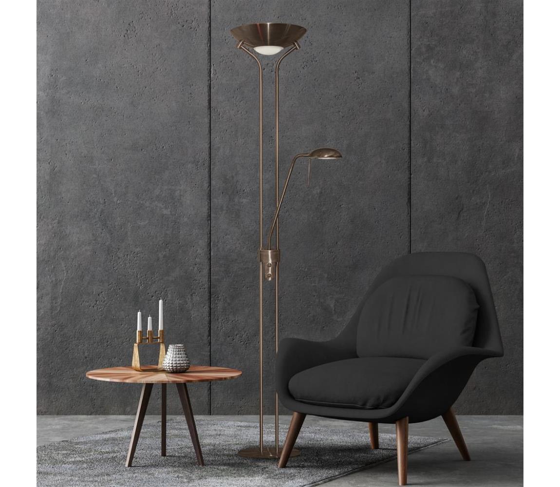 Searchlight Searchlight EU4329AB- Stmievateľná stojacia lampa MOTHILD 1xR7s/230W+1xG9/33W/230V