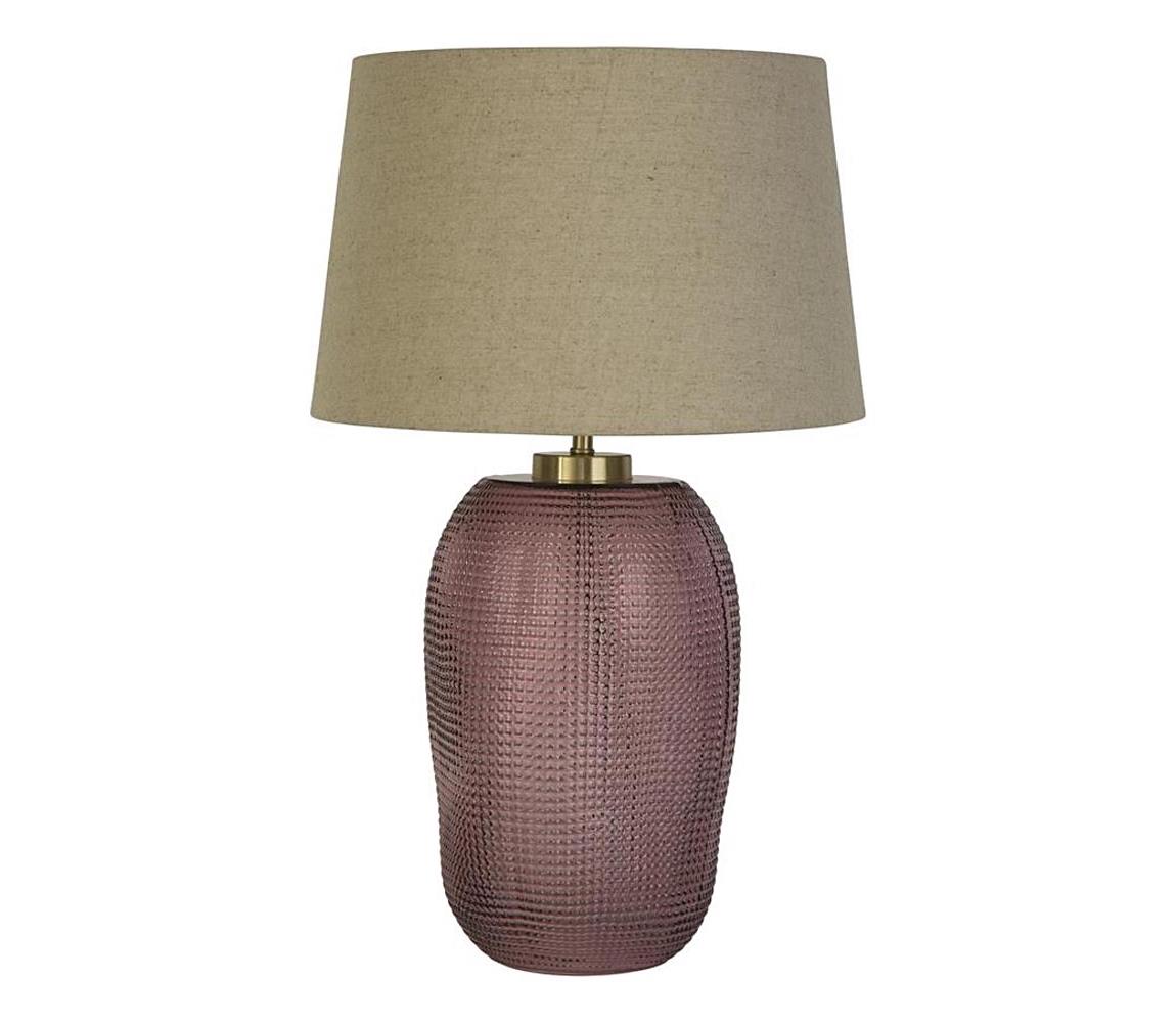 Searchlight EU44652PI - Stolová lampa AMETHYST 1xE27/60W/230V EU44652PI