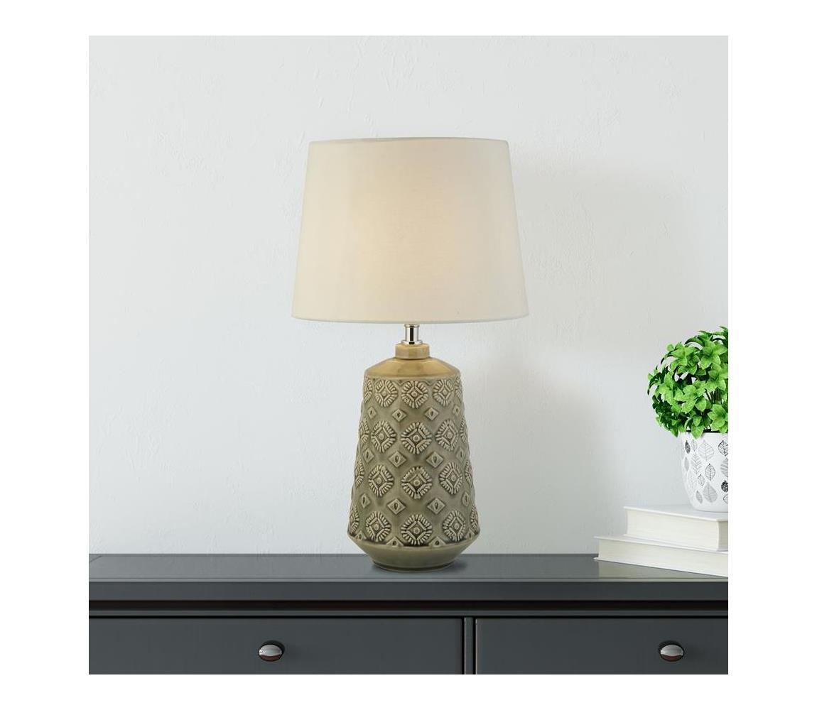 Searchlight Searchlight EU60061GY - Stolná lampa EGYPT 1xE27/10W/230V keramika