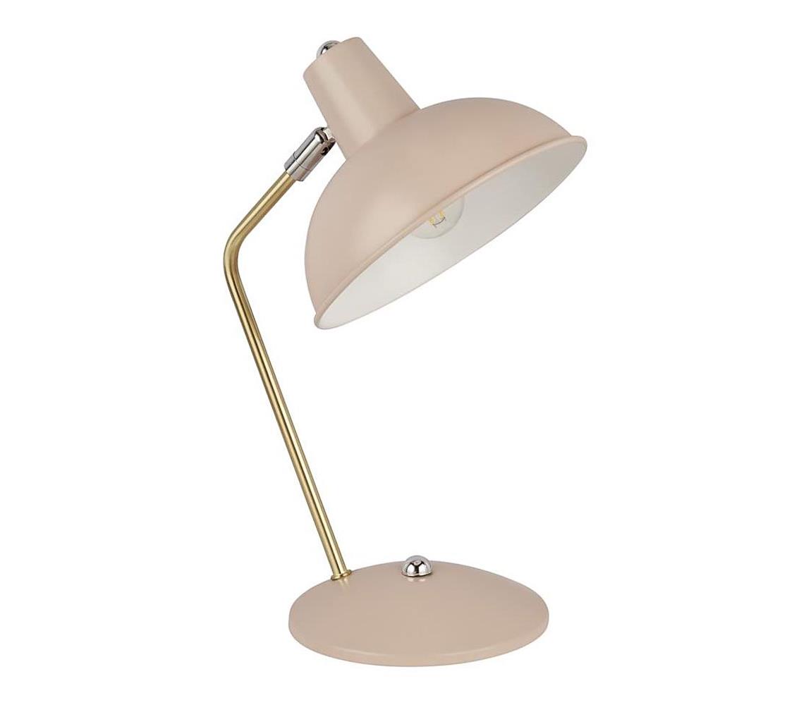 Searchlight Searchlight EU60985PI - Stolná lampa ABERDEEN 1xE14/7W/230V béžová