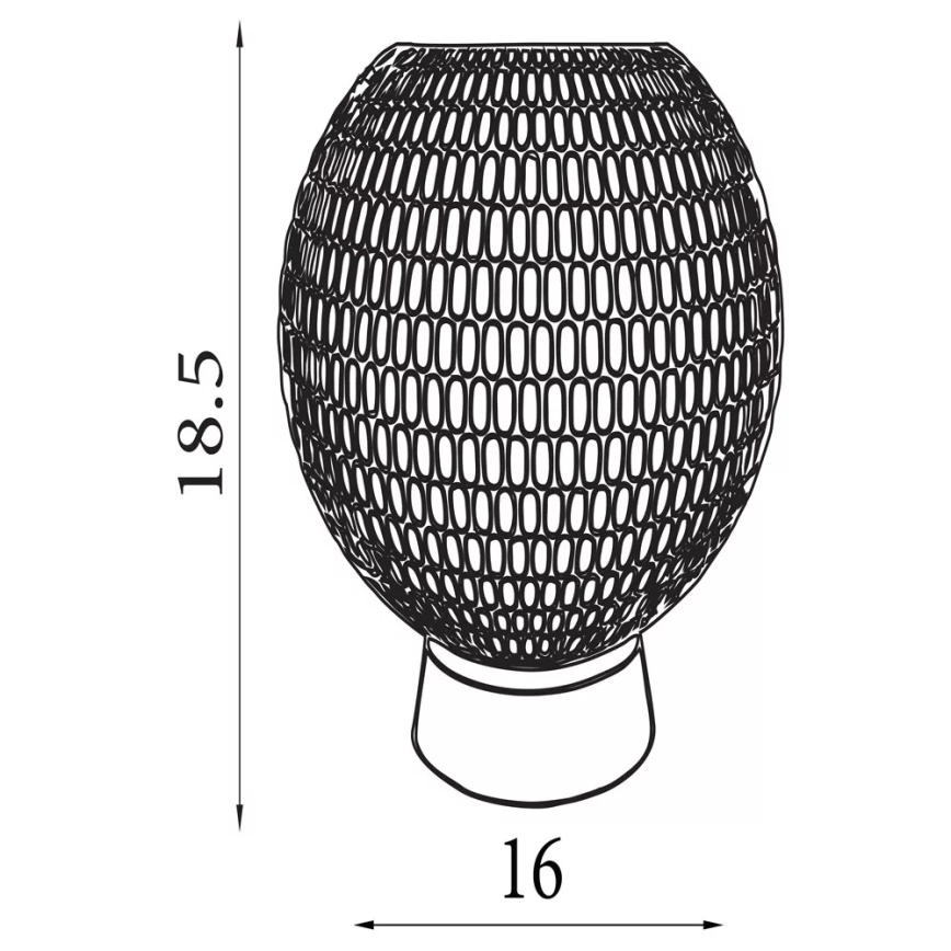 Searchlight - LED stolná lampa MILA LED/0,6W/3xAAA hnedá