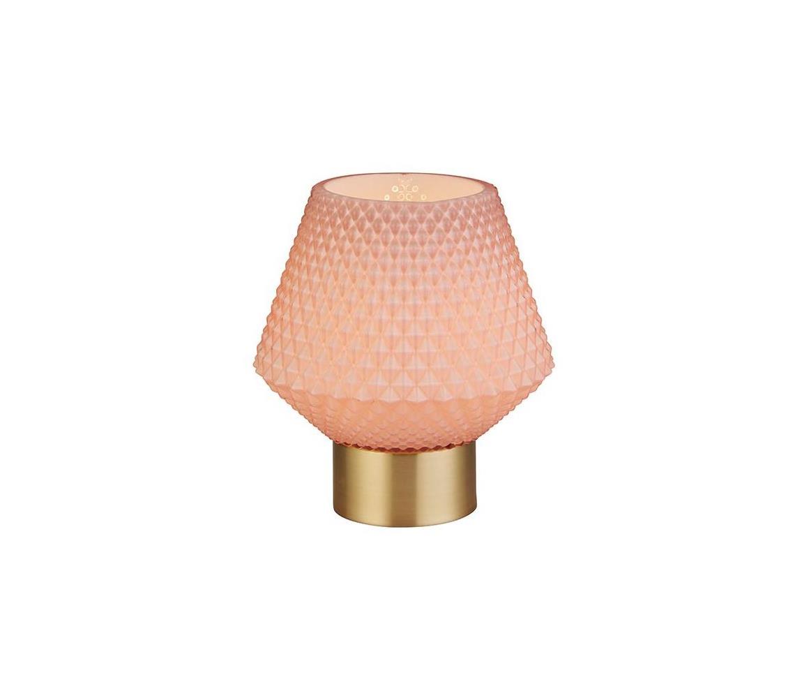 Searchlight Searchlight EU700469 - Stolná lampa LAMP 1xE27/7W/230V ružová