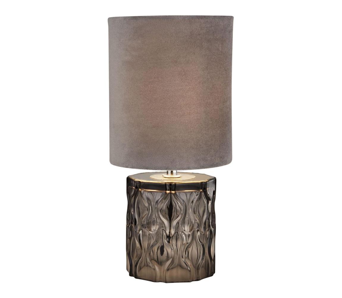 Searchlight Searchlight EU700748 - Stolná lampa LOMO 1xE27/10W/230V šedá