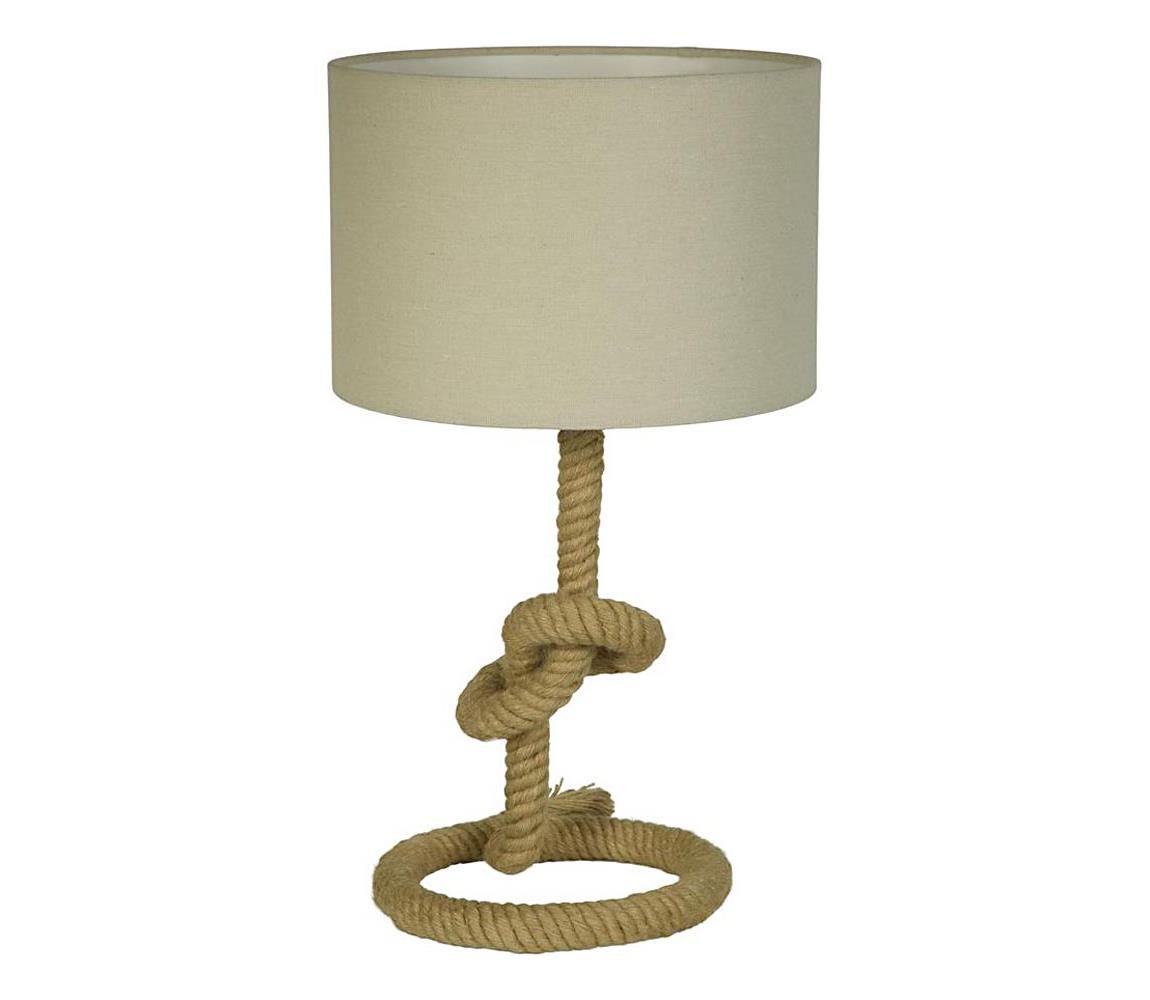 Searchlight EU78410 - Stolná lampa ROPE 1xE27/60W/230V EU78410