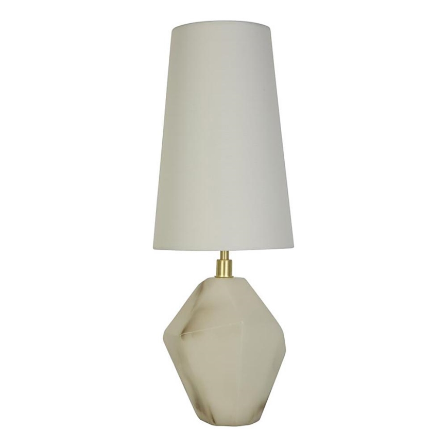 Searchlight - Stolná lampa APEX 1xE27/60W/230V biela/šedá