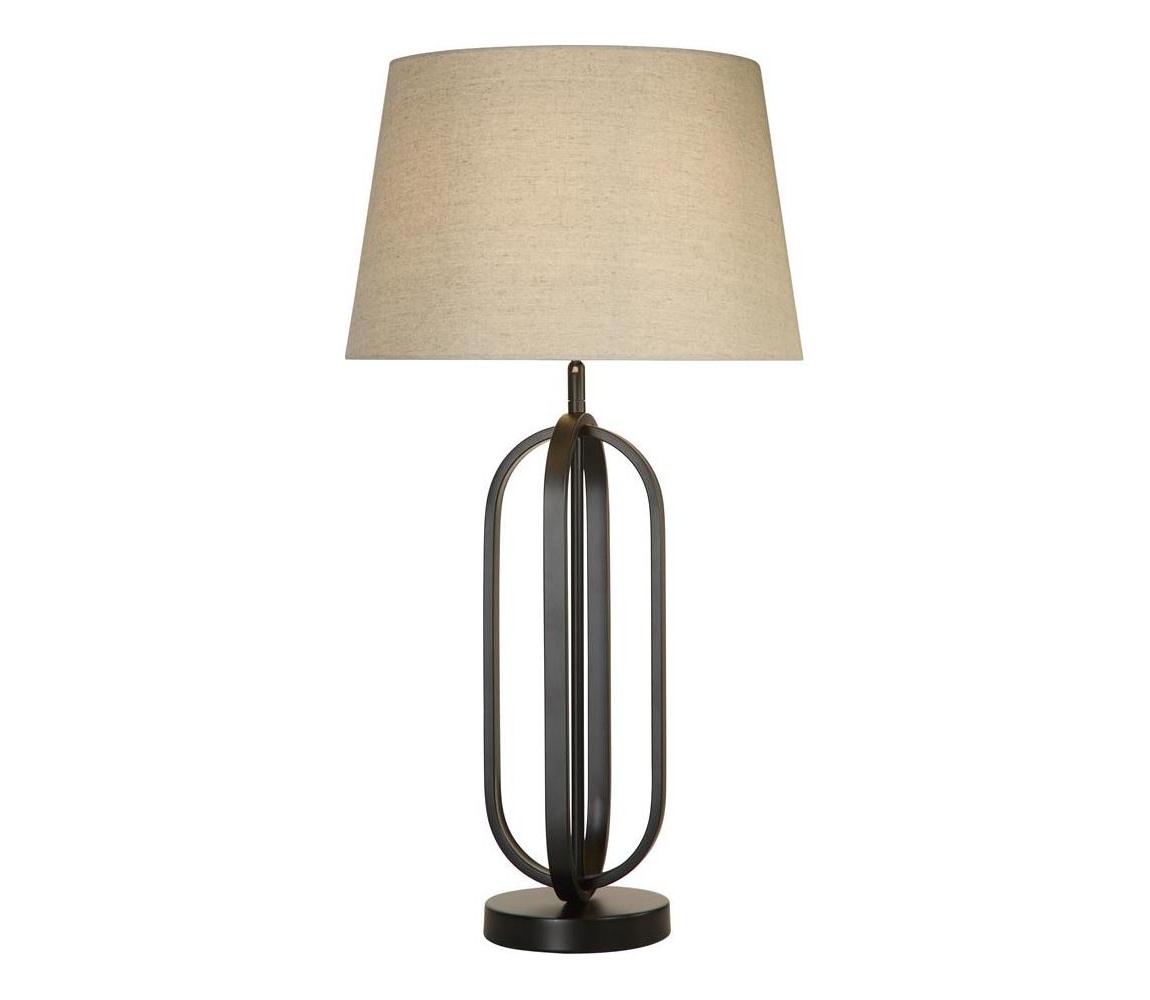 Searchlight EU91101NA - Stolná lampa CHIC 1xE27/60W/230V krémová EU91101NA