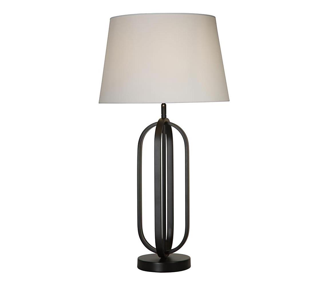 Searchlight EU91101WH - Stolná lampa CHIC 1xE27/60W/230V biela EU91101WH