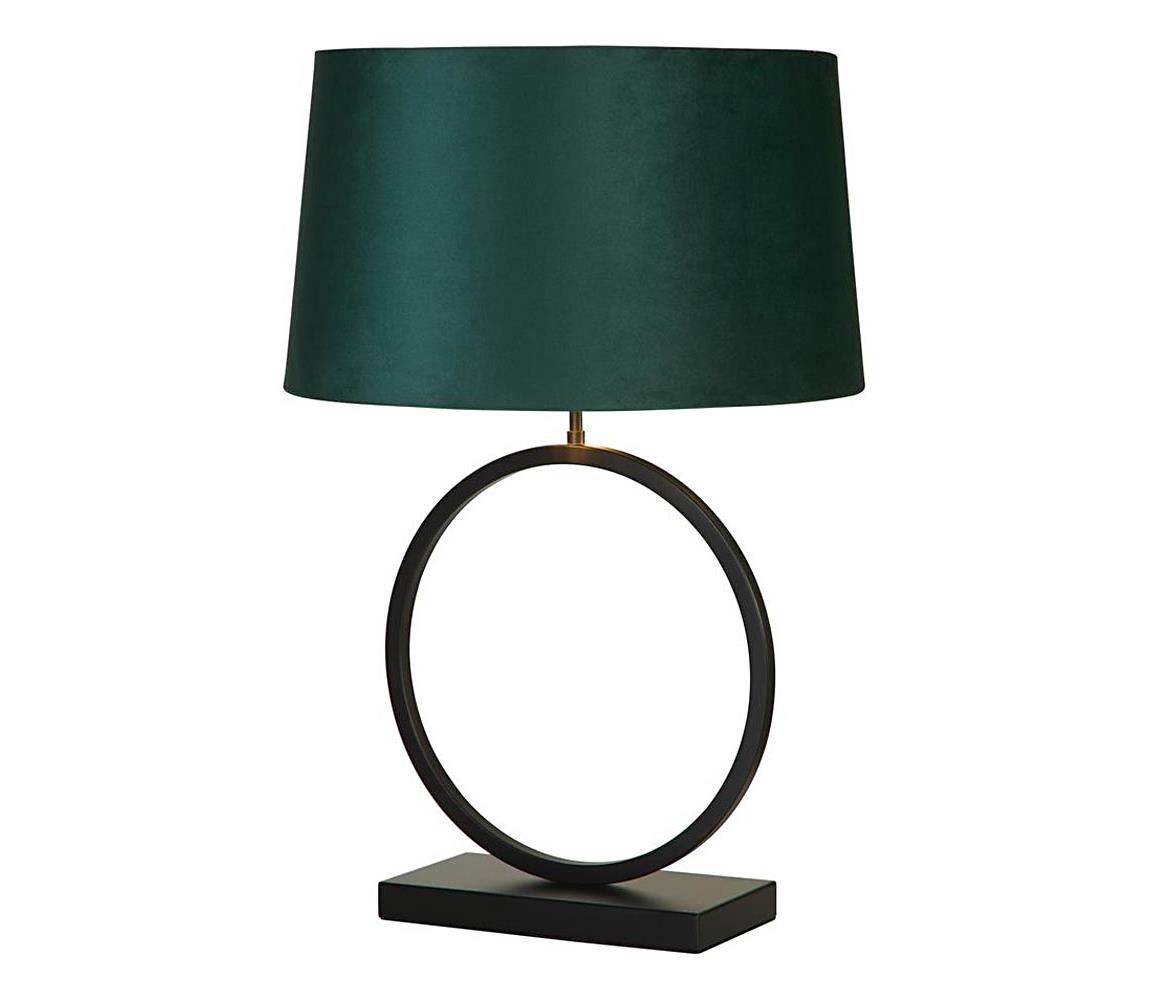 Searchlight EU93101EM - Stolná lampa ELEGANT 1xE27/60W/230V zelená EU93101EM