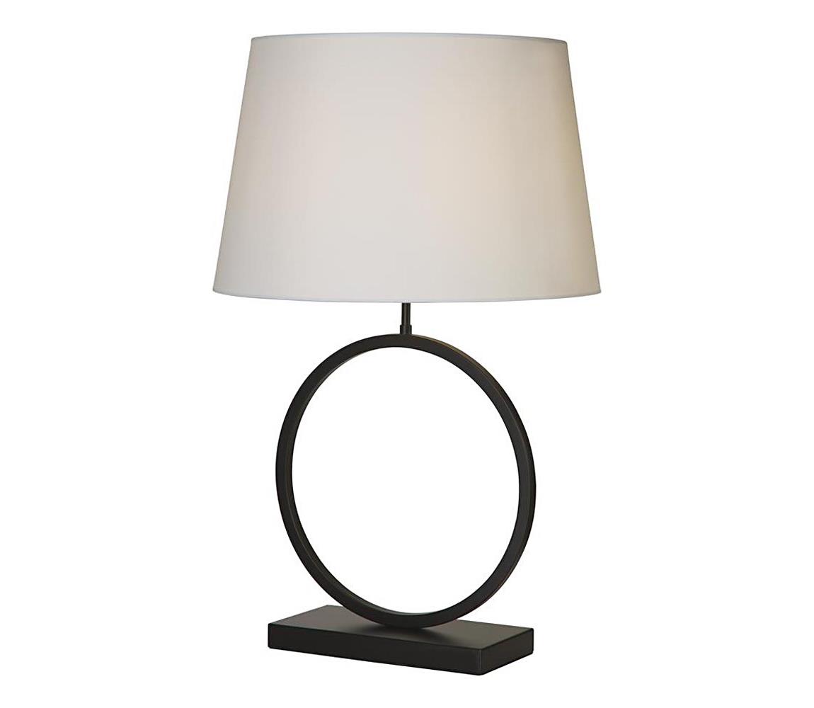 Searchlight EU93101WH - Stolová lampa ELEGANT 1xE27/60W/230V biela EU93101WH